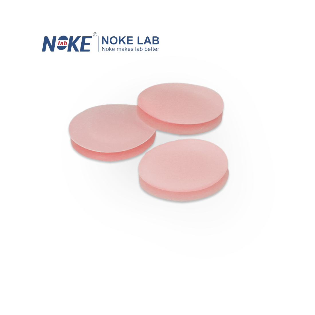 NKSS-20-R, 20mm Septa, Transparent PTFE/Red Silicone Septa 20mm Septa, Transparent PTFE/Red Silicone Septa