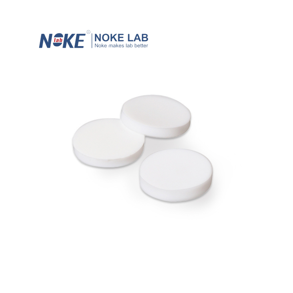 20mm Septas, White PTFE/White Silicone Septa