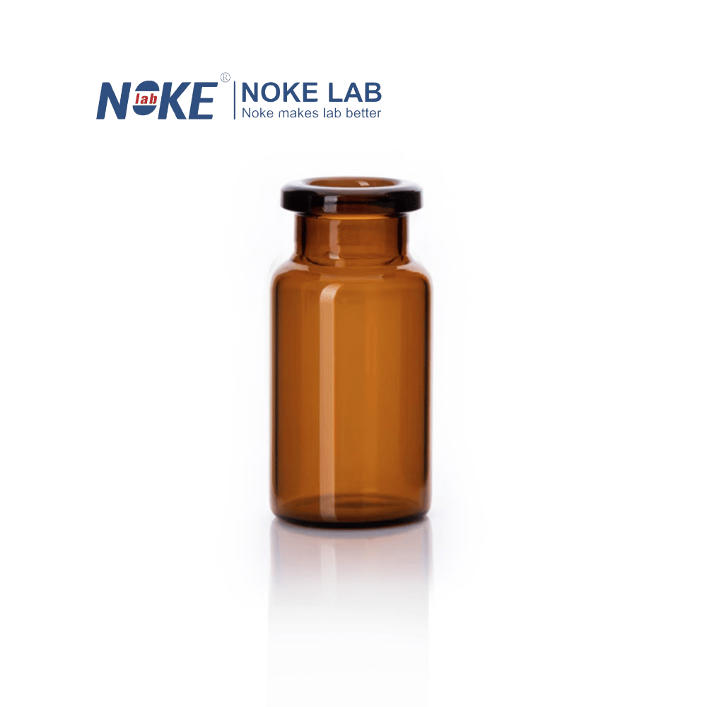 10mL Amber Crimp-top Headspace Vial, Flat Bottom, 22.5*46mm, USP type 1