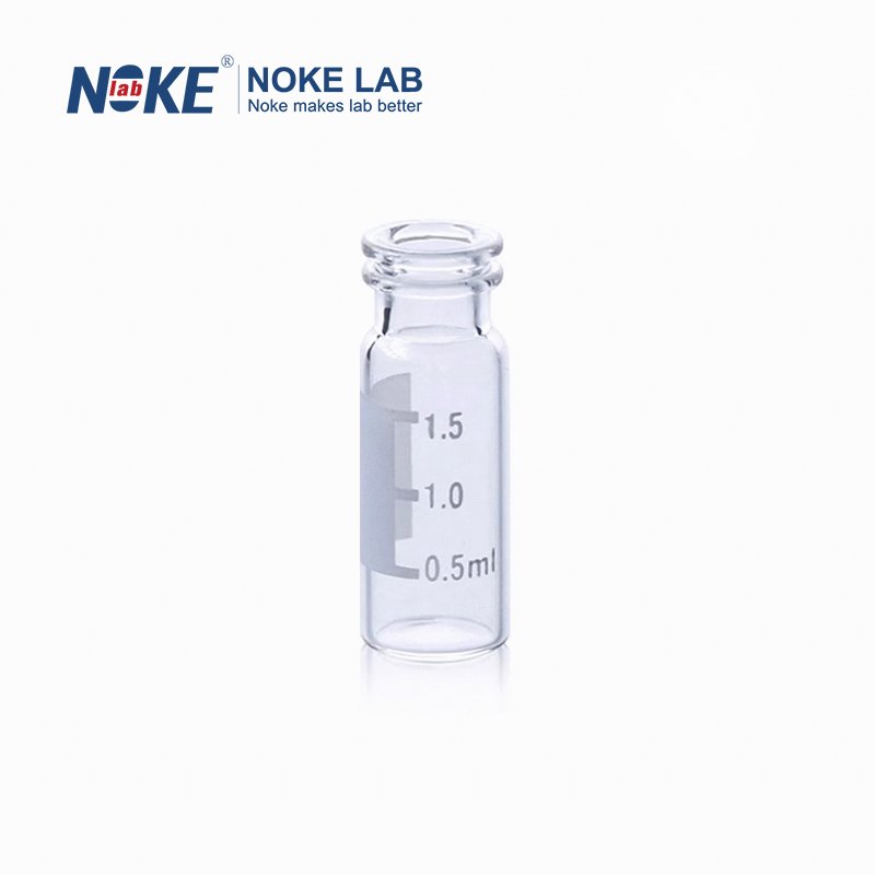 NKNV-2-11-W, 2ML ND11 Clear Glass Snap Top Vial, w/Write-on Spot, 11.6*32mm